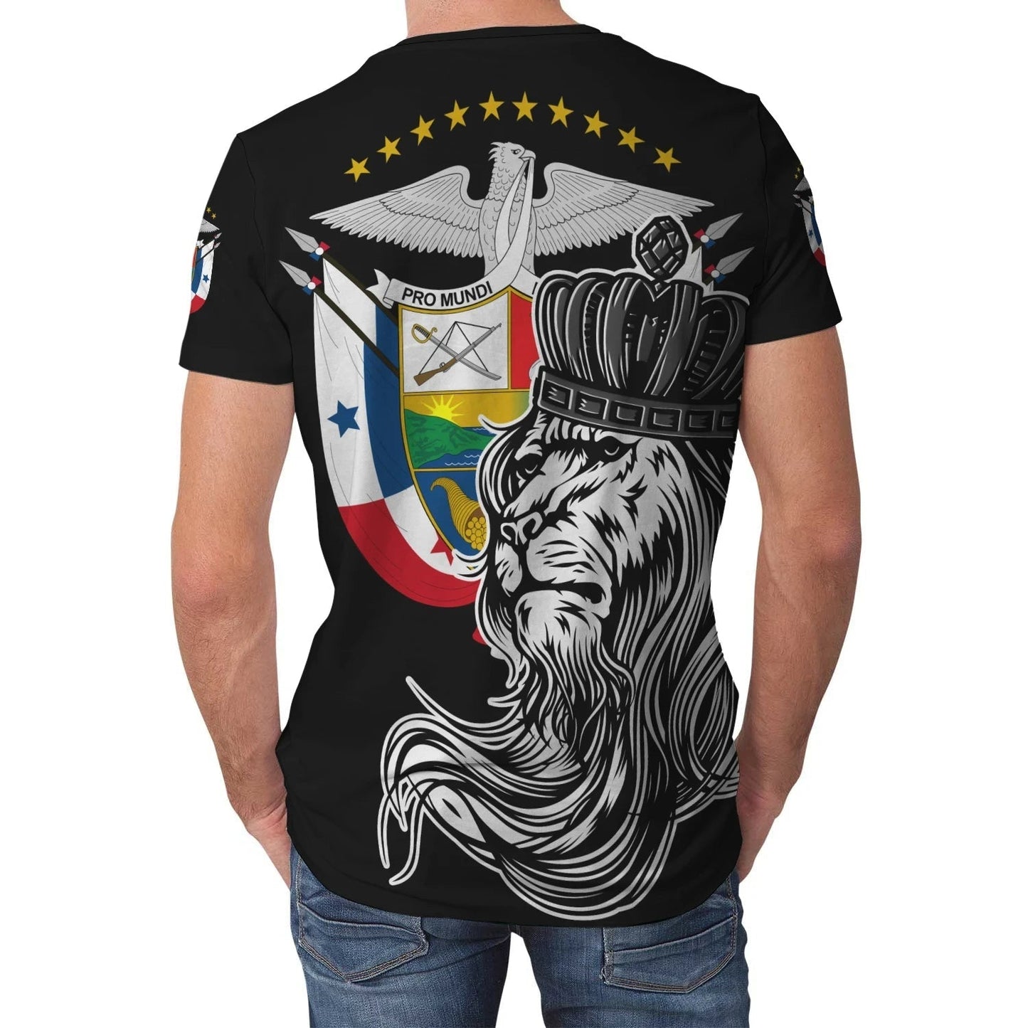 Panama T-Shirt Lion with Crown Women's/Men's Graphic Tee