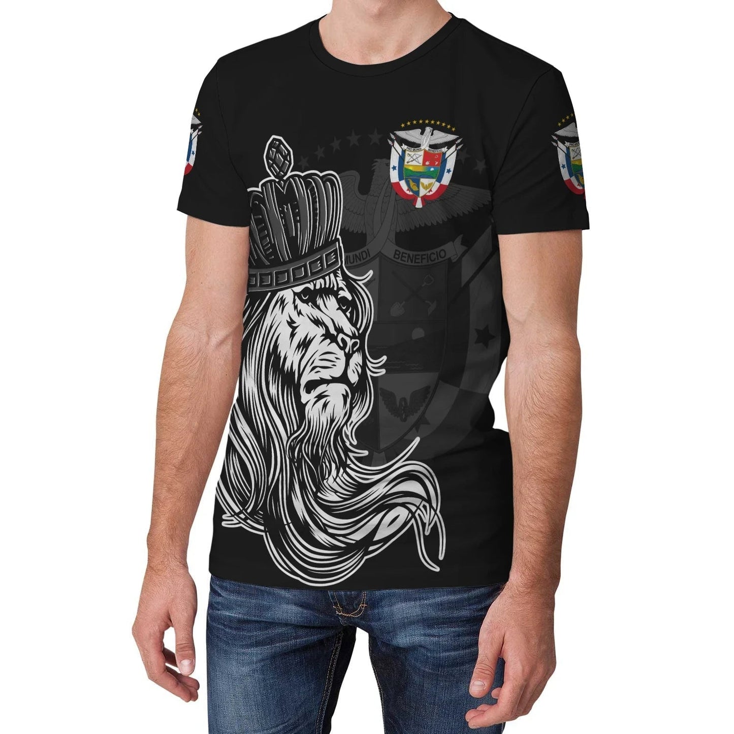 Panama T-Shirt Lion with Crown Women's/Men's Graphic Tee