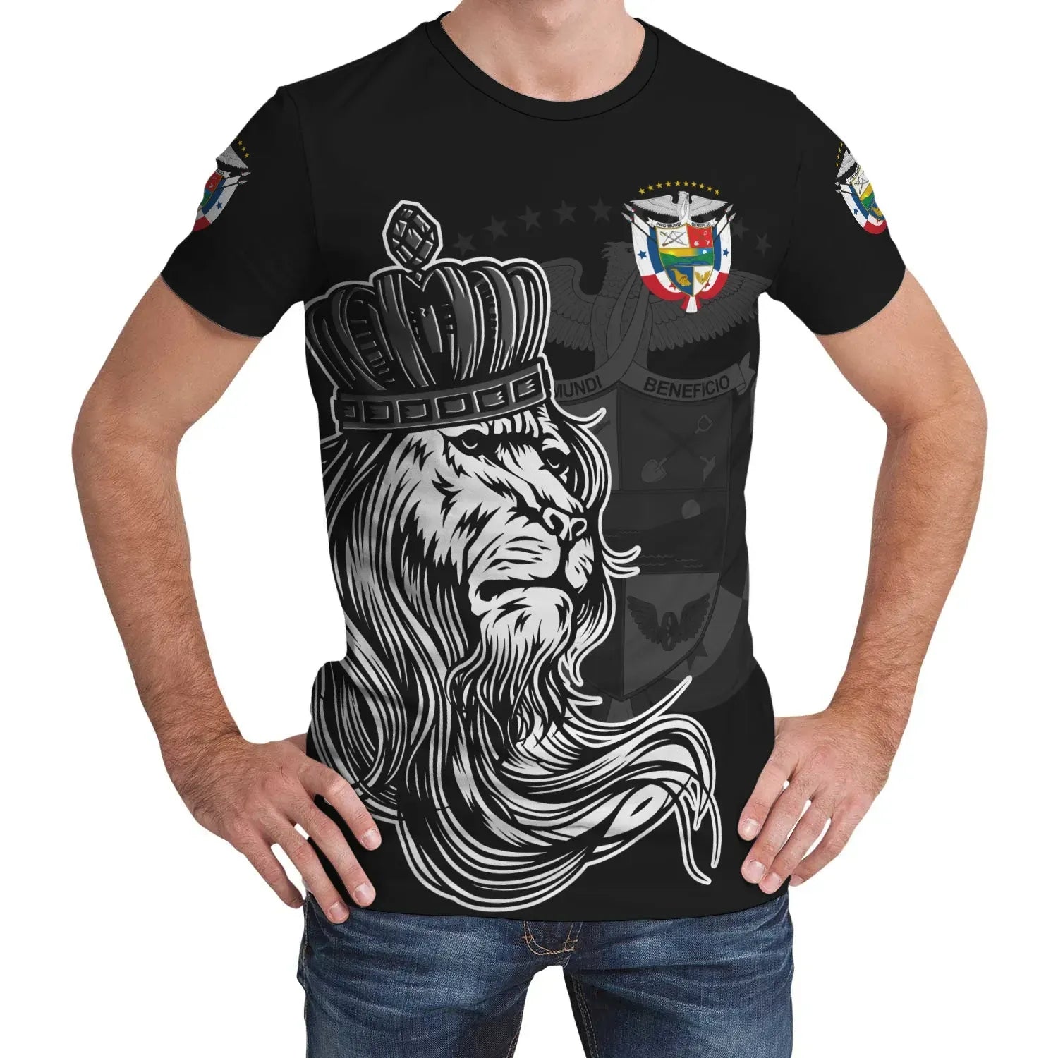 Panama T-Shirt Lion with Crown Women's/Men's Graphic Tee