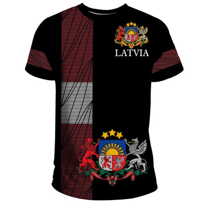 Latvia United T-Shirt Graphic Tee