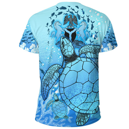 Nigeria T-Shirt Ocean Life Womens/Mens Graphic Tee