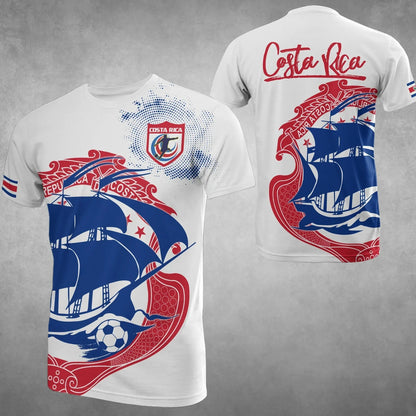 Soccer Costa Rica T-Shirt Bh Graphic Tee