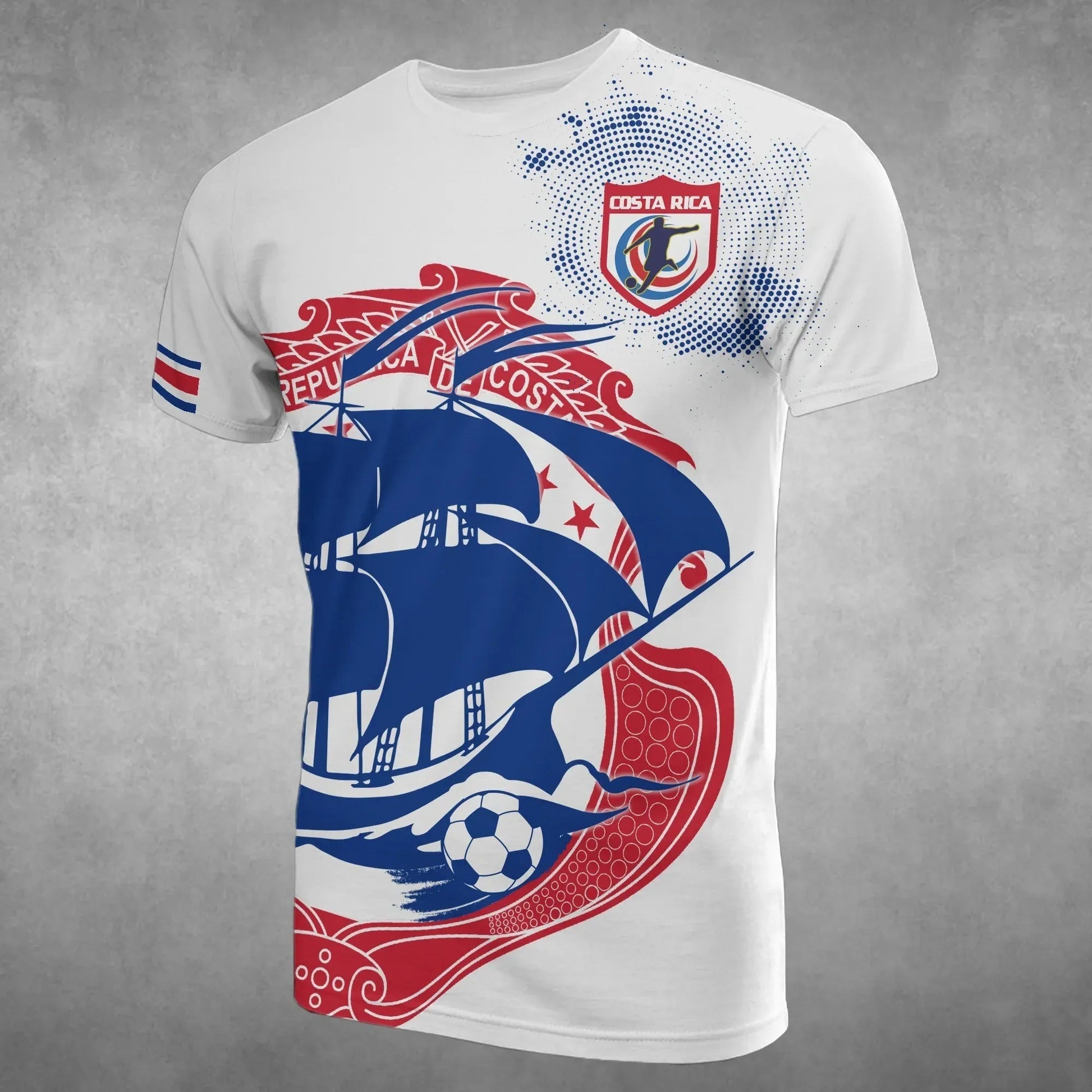 Soccer Costa Rica T-Shirt Bh Graphic Tee