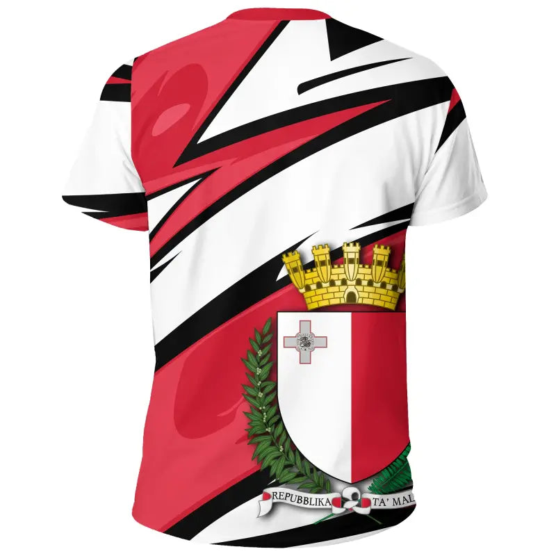 Malta The Maltese Cross T-Shirt Lode Style Graphic Tee