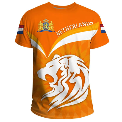 Netherlands T-Shirt King's Day Lion Graphic Tee