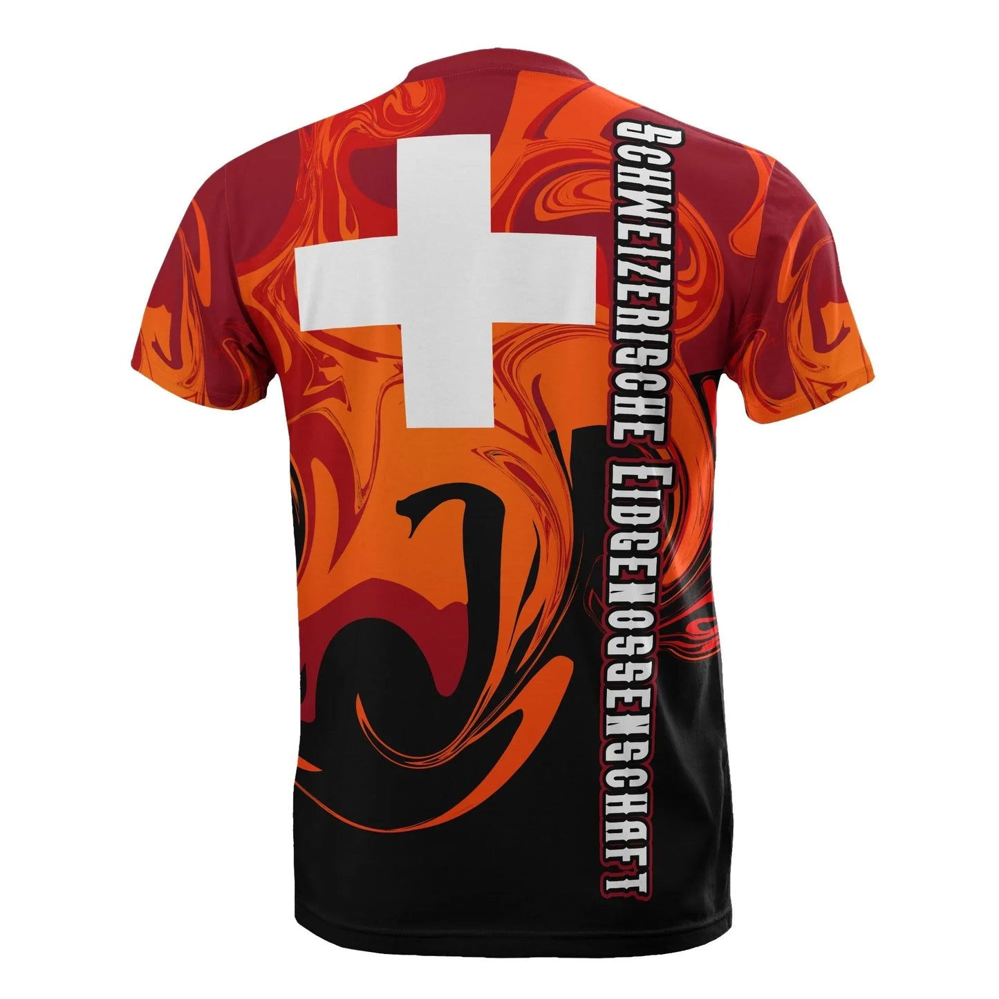 Switzerland T-Shirt Flame Of Switzerland Graphic Tee