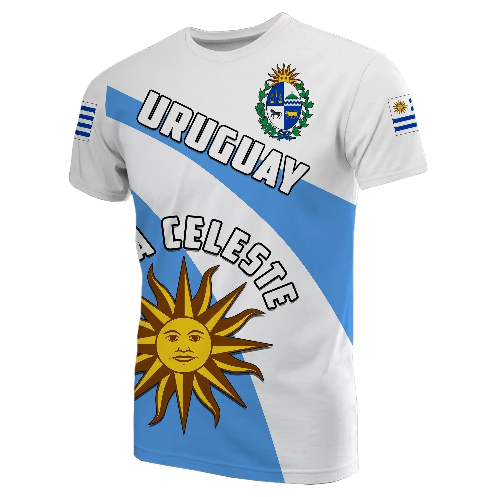 Uruguay T-Shirt La Celeste Football Style Graphic Tee
