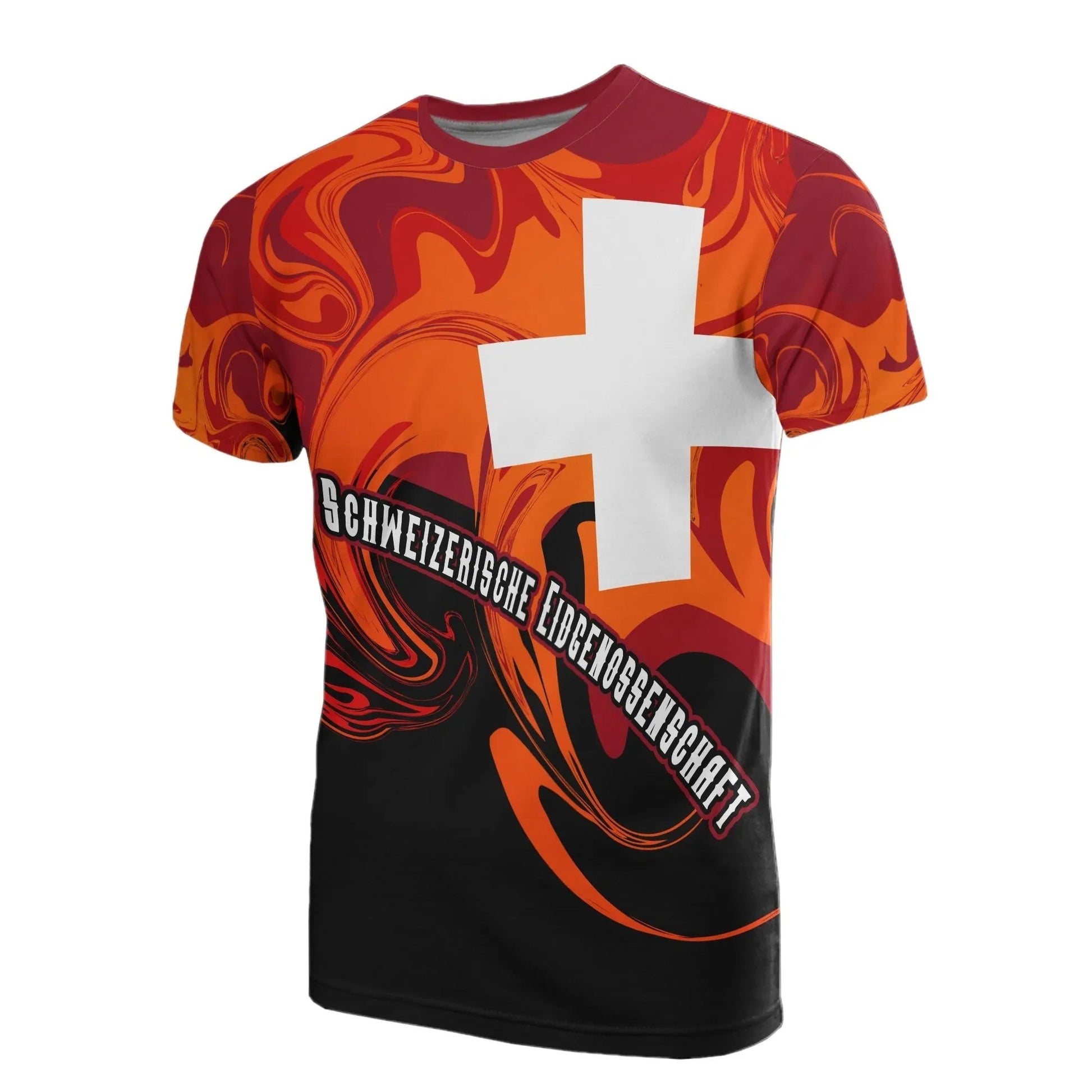 Switzerland T-Shirt Flame Of Switzerland Graphic Tee