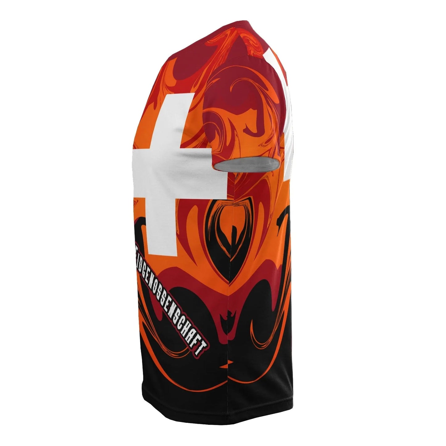 Switzerland T-Shirt Flame Of Switzerland Graphic Tee