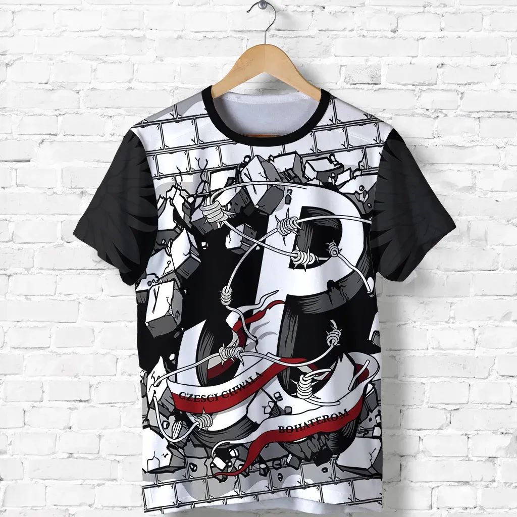 Polska Walczaca Poland Eagle T-Shirt Graphic Tee