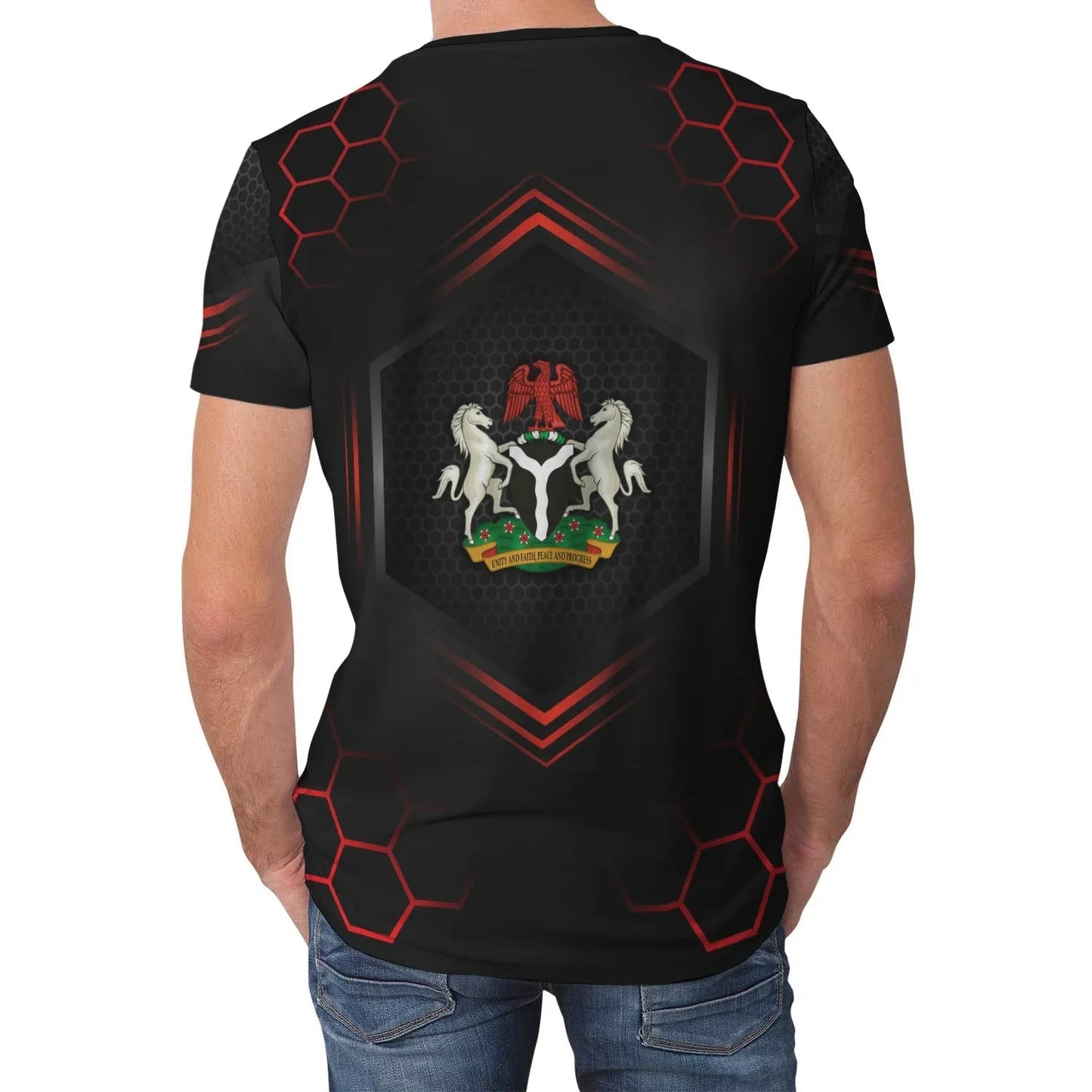Nigeria T-Shirt Sport Style Womens/Mens Graphic Tee
