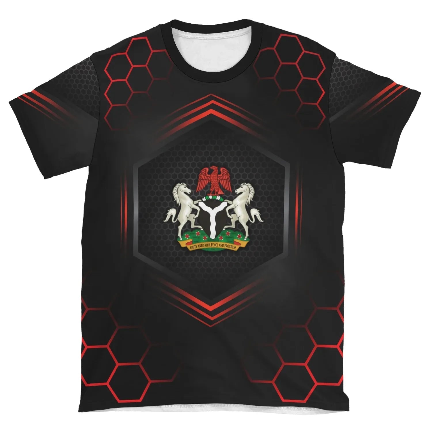 Nigeria T-Shirt Sport Style Womens/Mens Graphic Tee