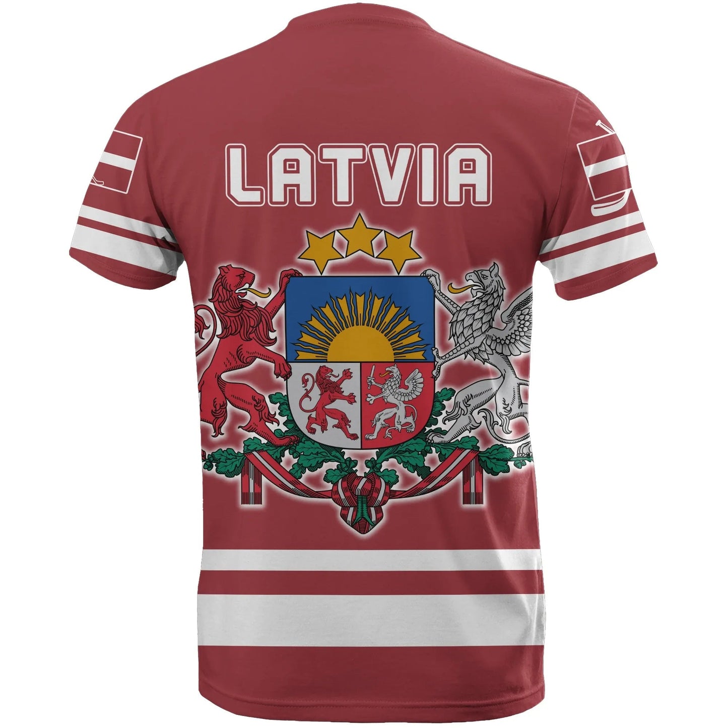 Latvia Hockey T-Shirts Graphic Tee