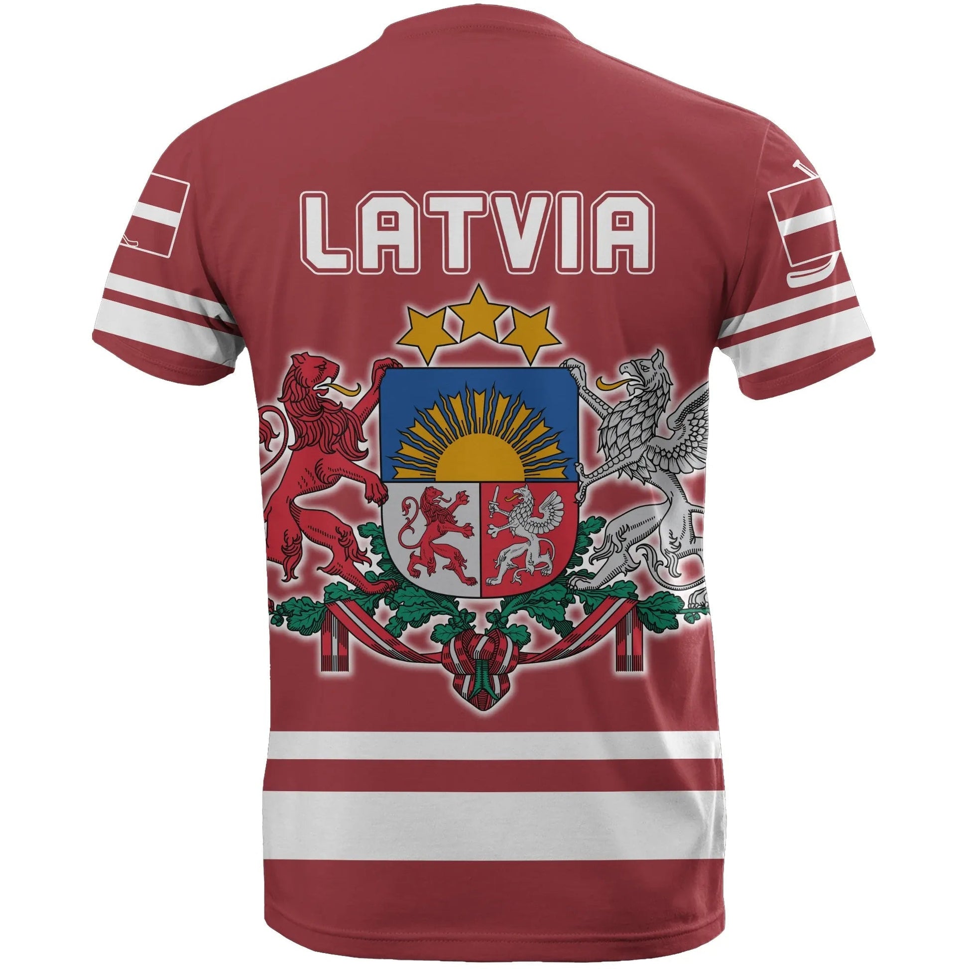 Latvia Hockey T-Shirts Graphic Tee