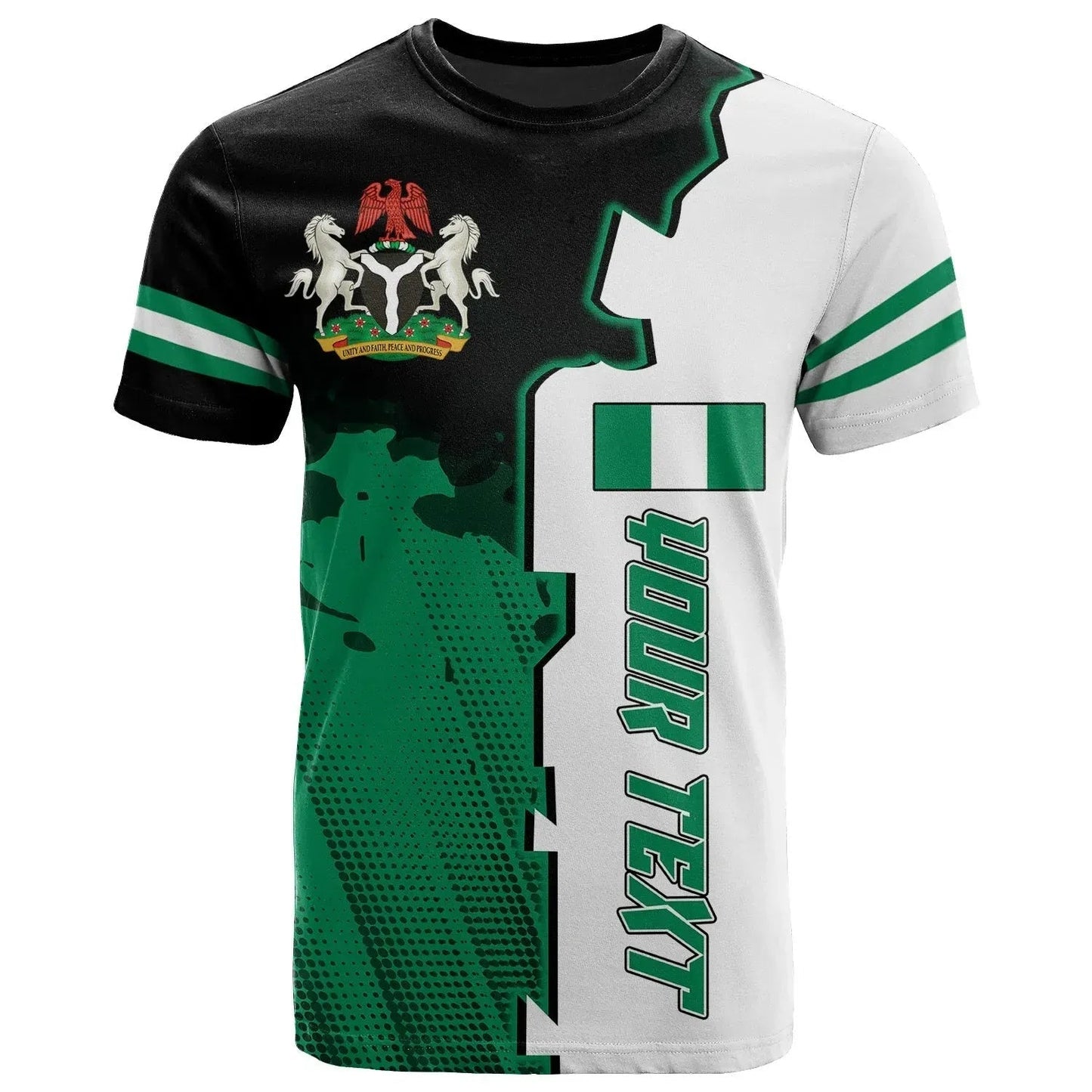 Nigeria Personalised T-Shirt Independence Day Graphic Tee