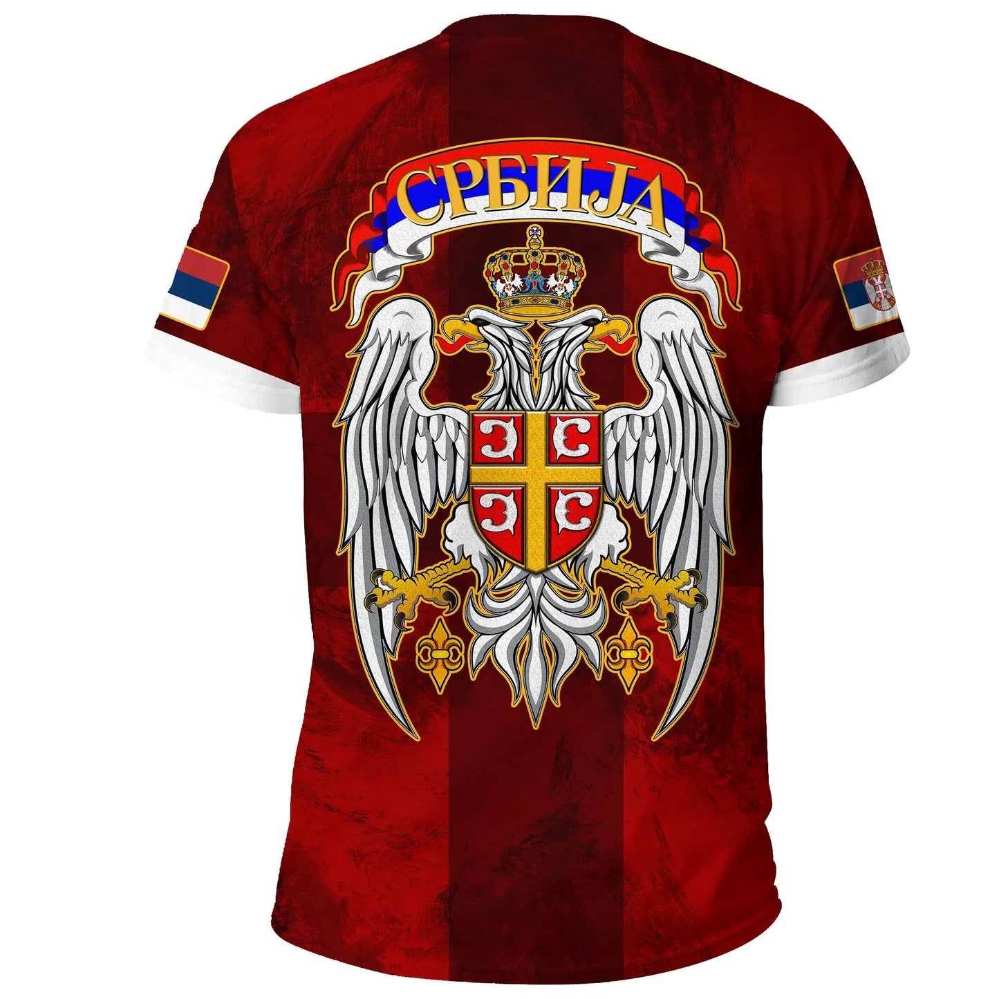 Serbia T-Shirt Best Serbian Eagle Tattoo Graphic Tee