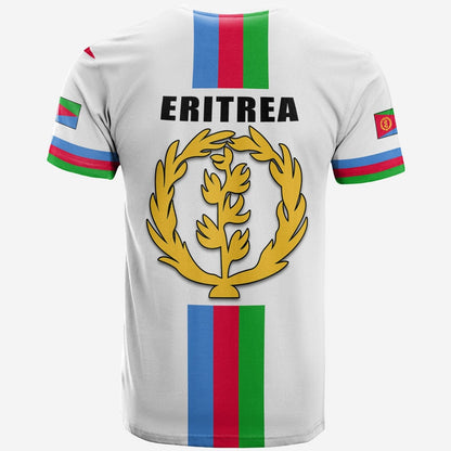 Eritrea T-Shirt Striped Graphic Tee