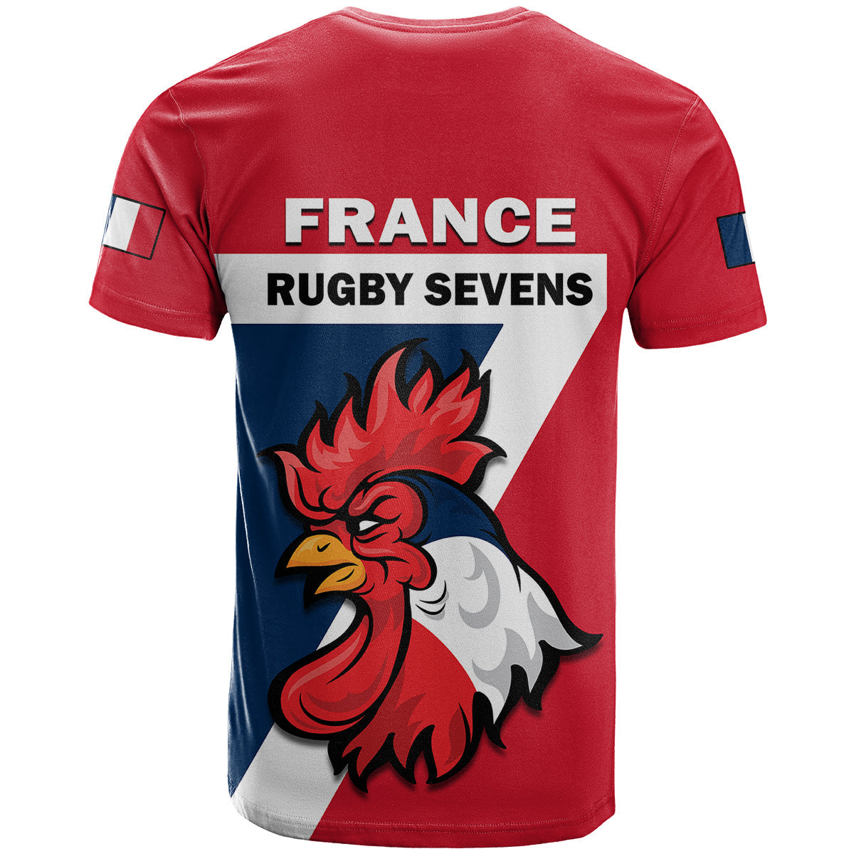 France Rugby 7s Sporty Style T-Shirt Graphic Tee