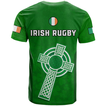 Ireland Rugby Go Shamrocks T-Shirt Graphic Tee