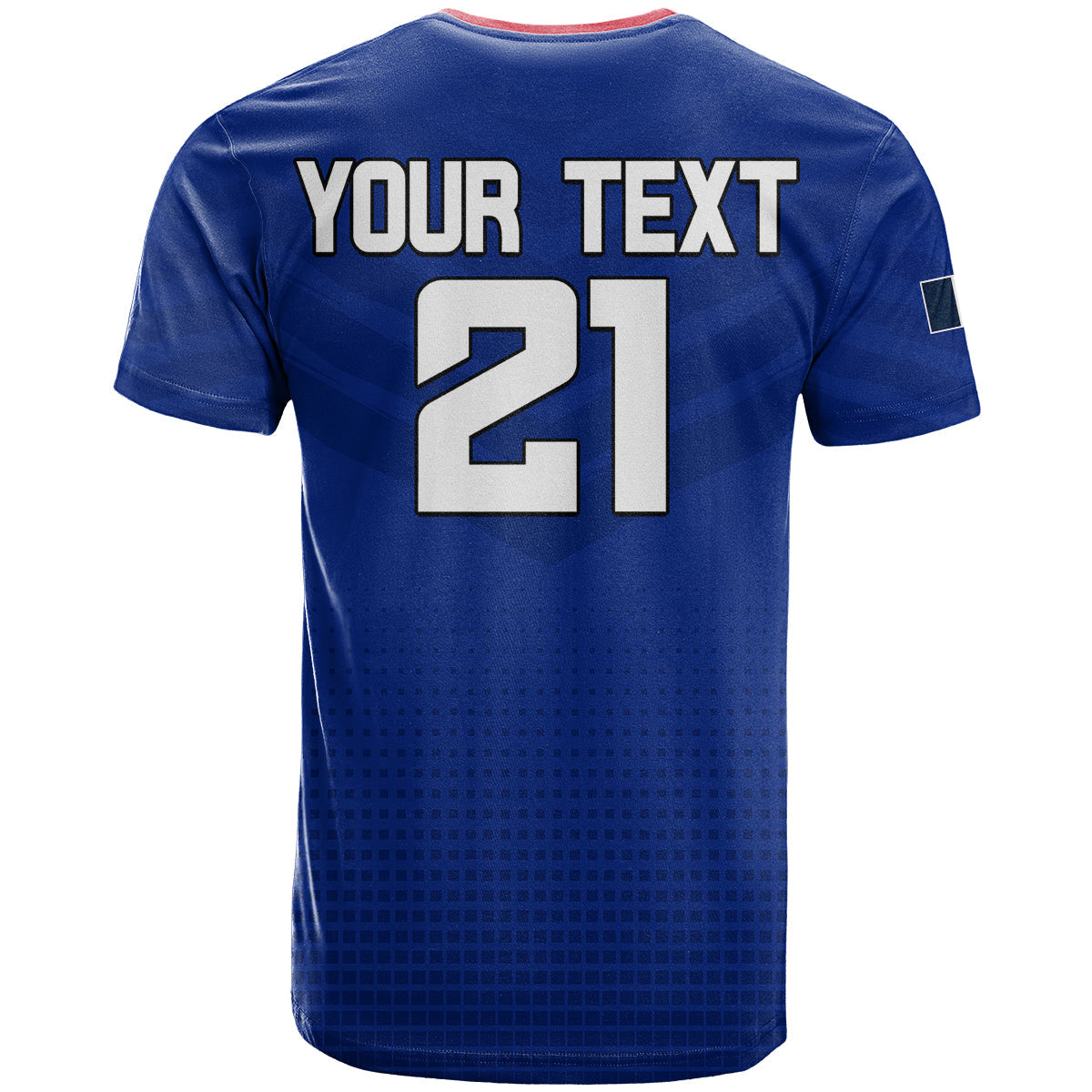 Custom France Rugby 7s Come On Les Bleus T-Shirt Graphic Tee