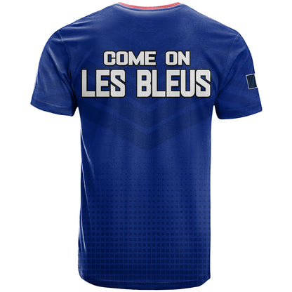 France Rugby 7s Come On Les Bleus T-Shirt Graphic Tee