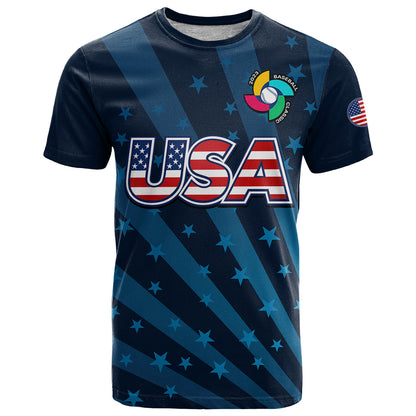 United States Baseball Classic T-Shirt Graphic Tee