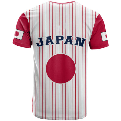 Japan Baseball Simple Style T-Shirt Graphic Tee