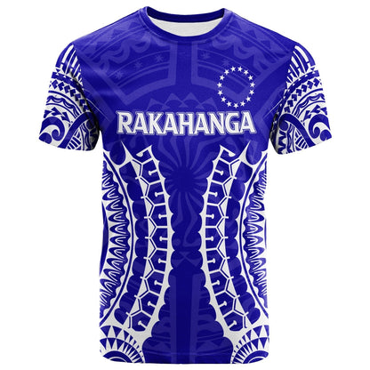 Cook Islands Rakahanga T-Shirt Tribal Pattern Graphic Tee