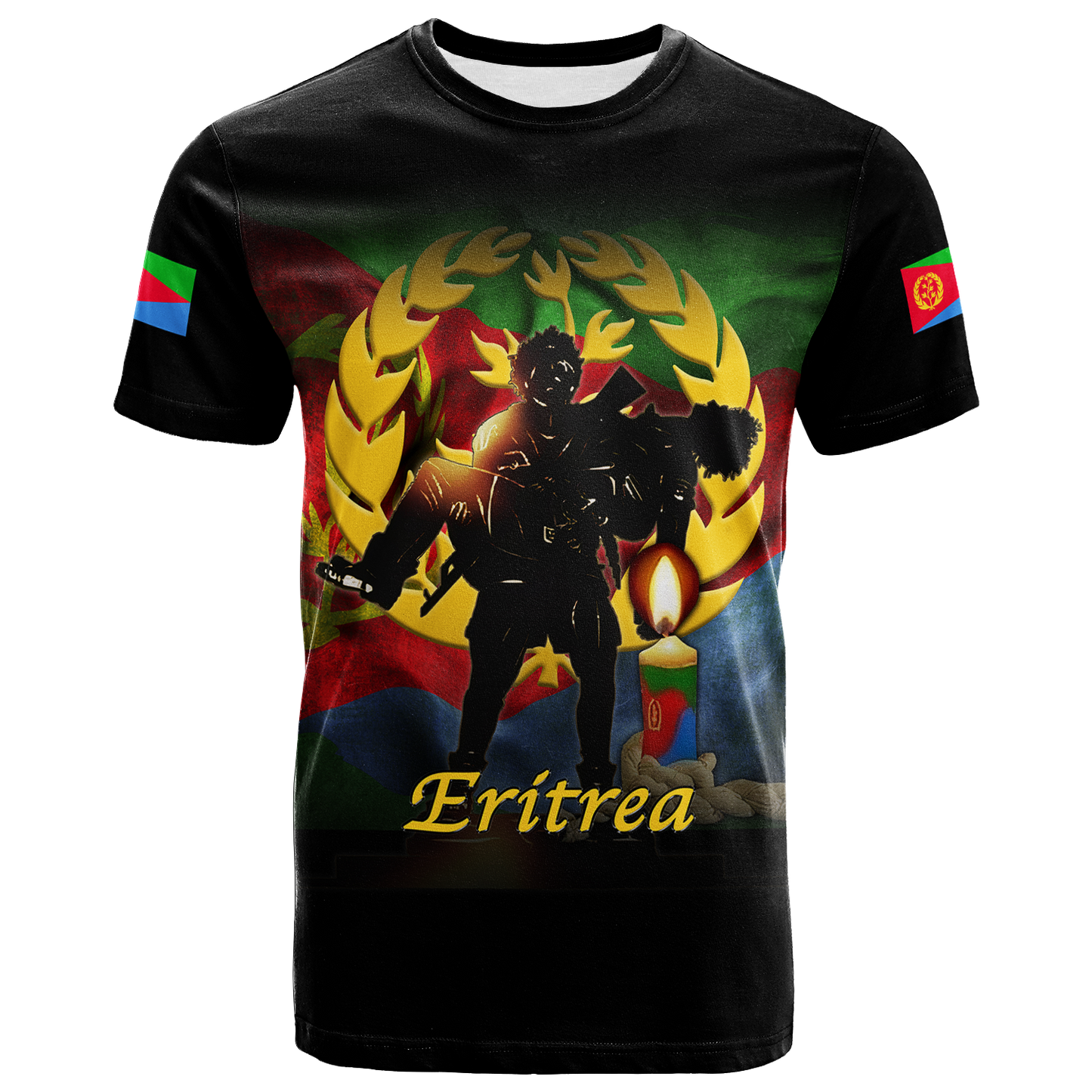 Eritrea Martyrs Day Candle Vigil T-Shirt Graphic Tee