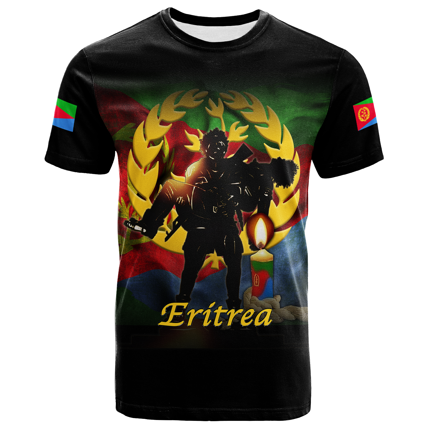 Eritrea Martyrs Day Candle Vigil T-Shirt Graphic Tee