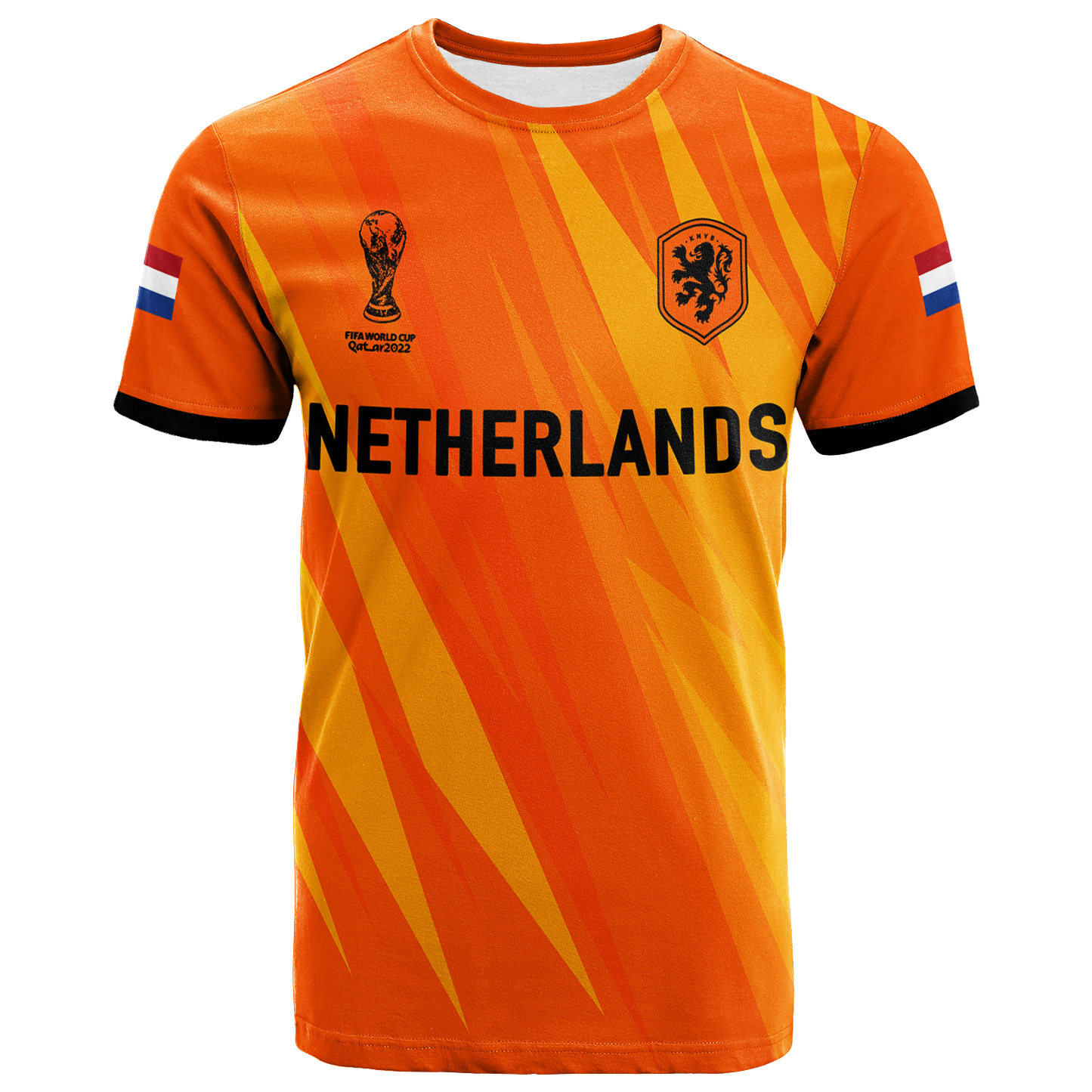 Netherlands Football World Cup 2022 Champions Pride T-Shirt Graphic Tee
