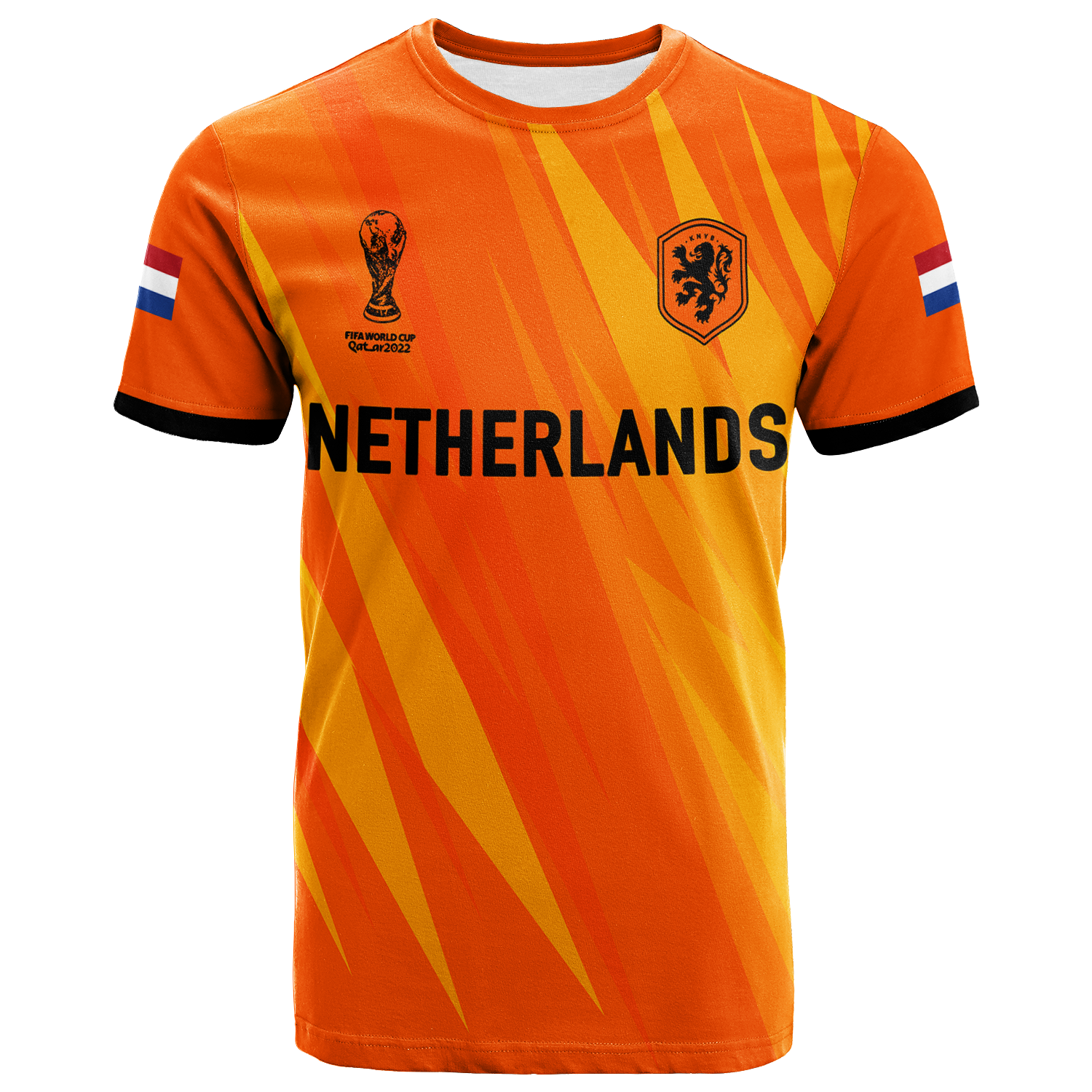 Netherlands Football World Cup 2022 Champions Pride T-Shirt Graphic Tee