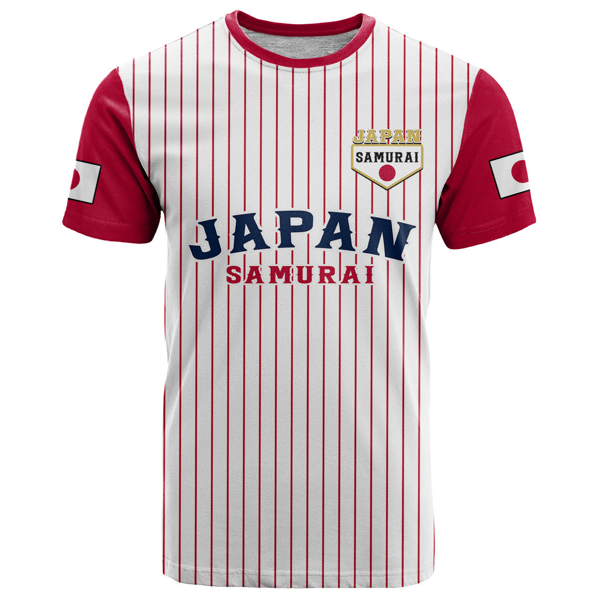 Custom Japan Baseball Simple Style T-Shirt Graphic Tee