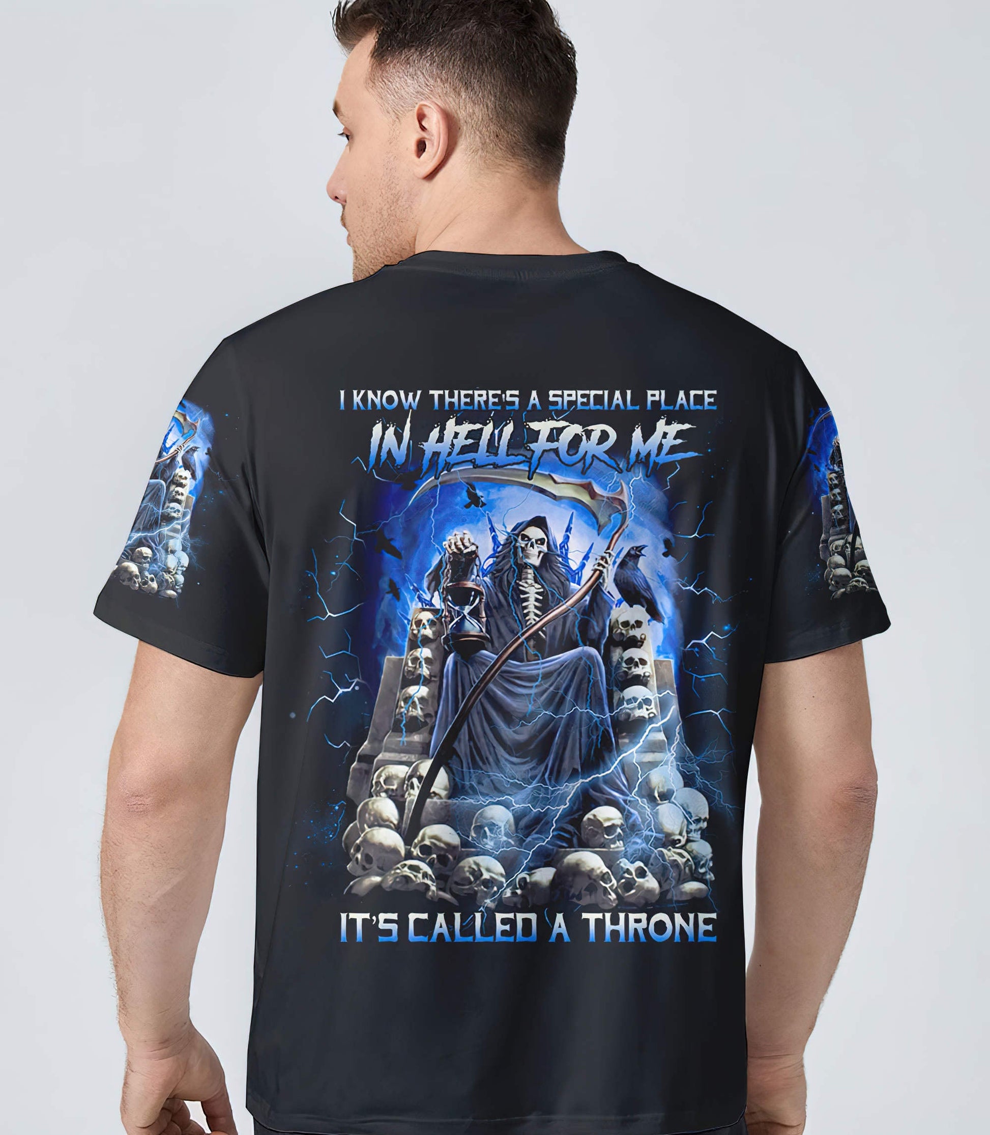 There's A Special Place In Hell For Me Skull T-Shirt Graphic Tee