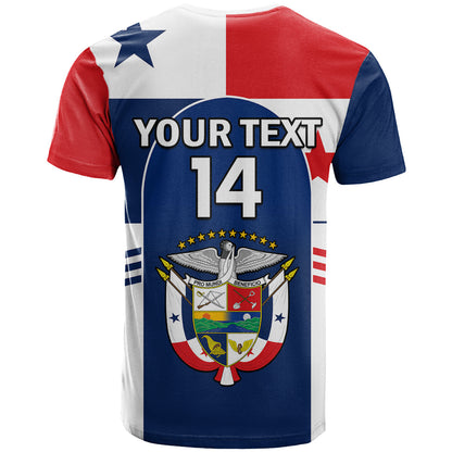 Custom Panama Baseball Flag Sporty Version T-Shirt Graphic Tee