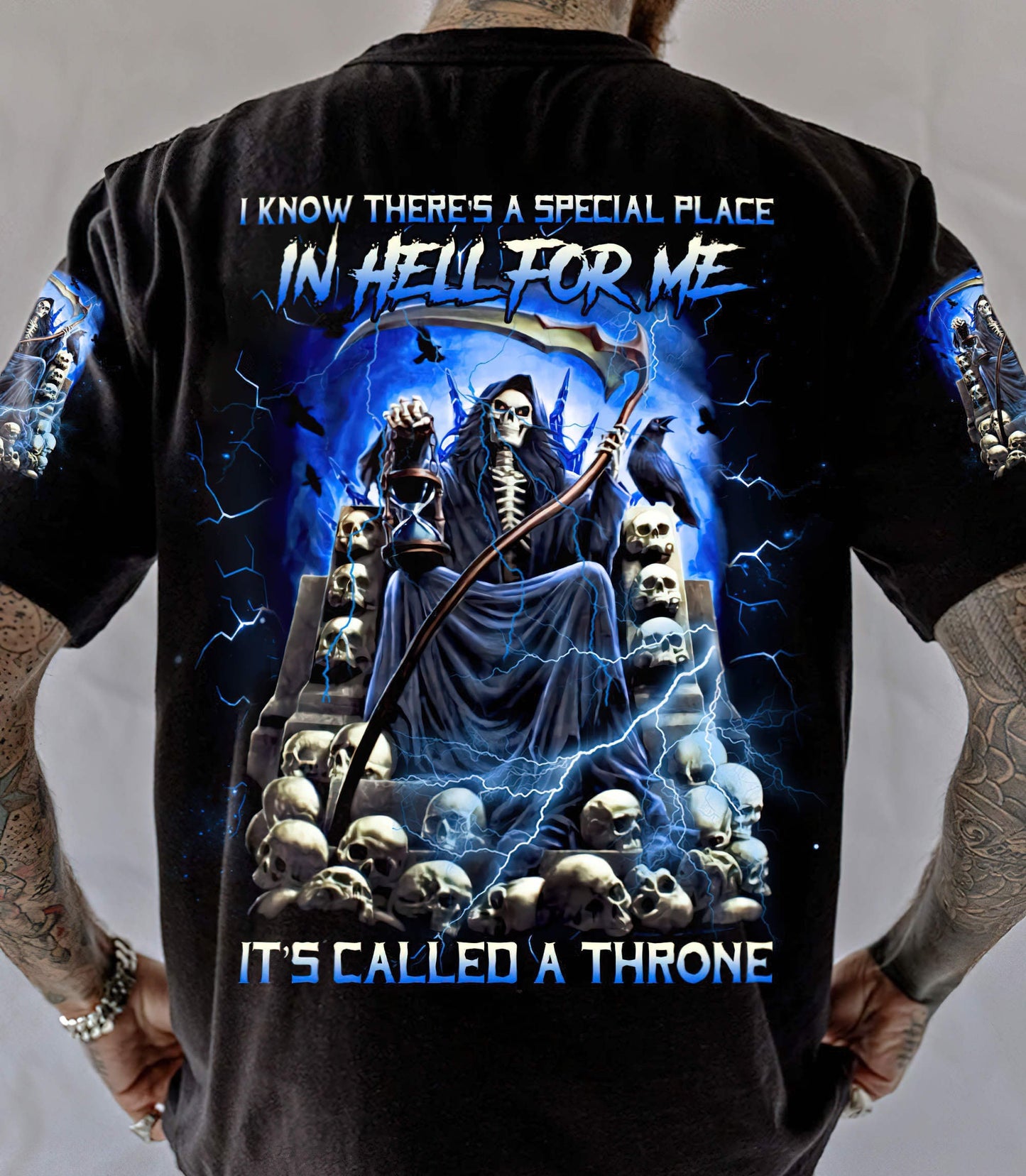 There's A Special Place In Hell For Me Skull T-Shirt Graphic Tee