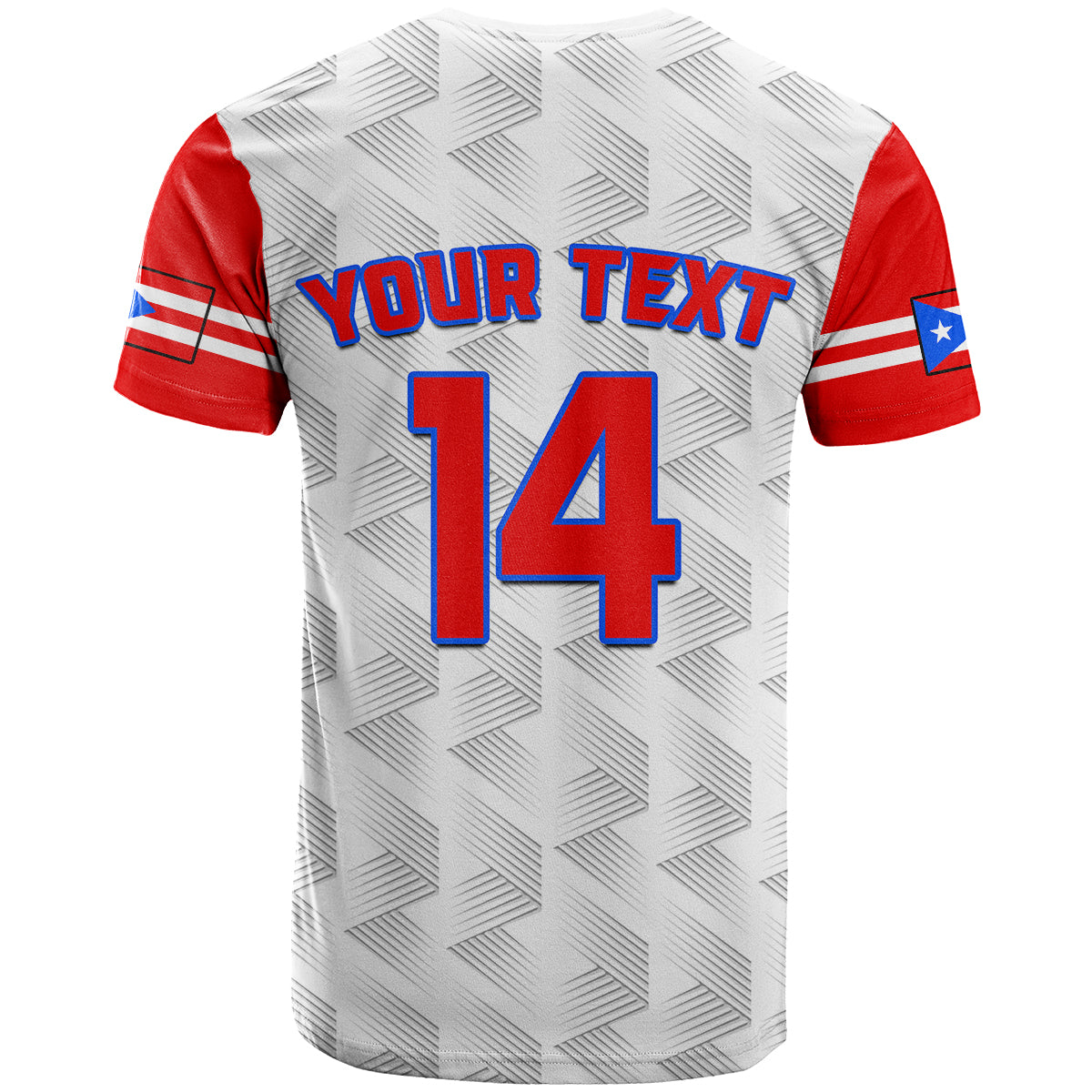 Custom Puerto Rico Baseball Dynamic T-Shirt Graphic Tee