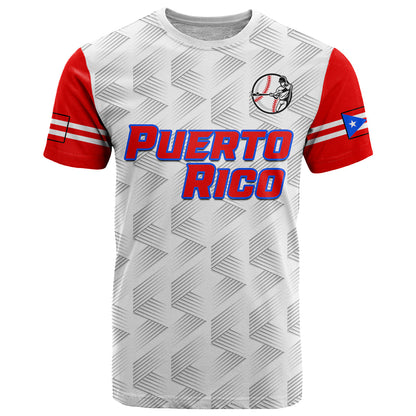 Custom Puerto Rico Baseball Dynamic T-Shirt Graphic Tee