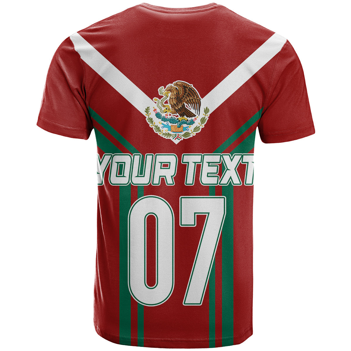 Mexico T-Shirt Baseball Sporty Style With Emblem Graphic Tee