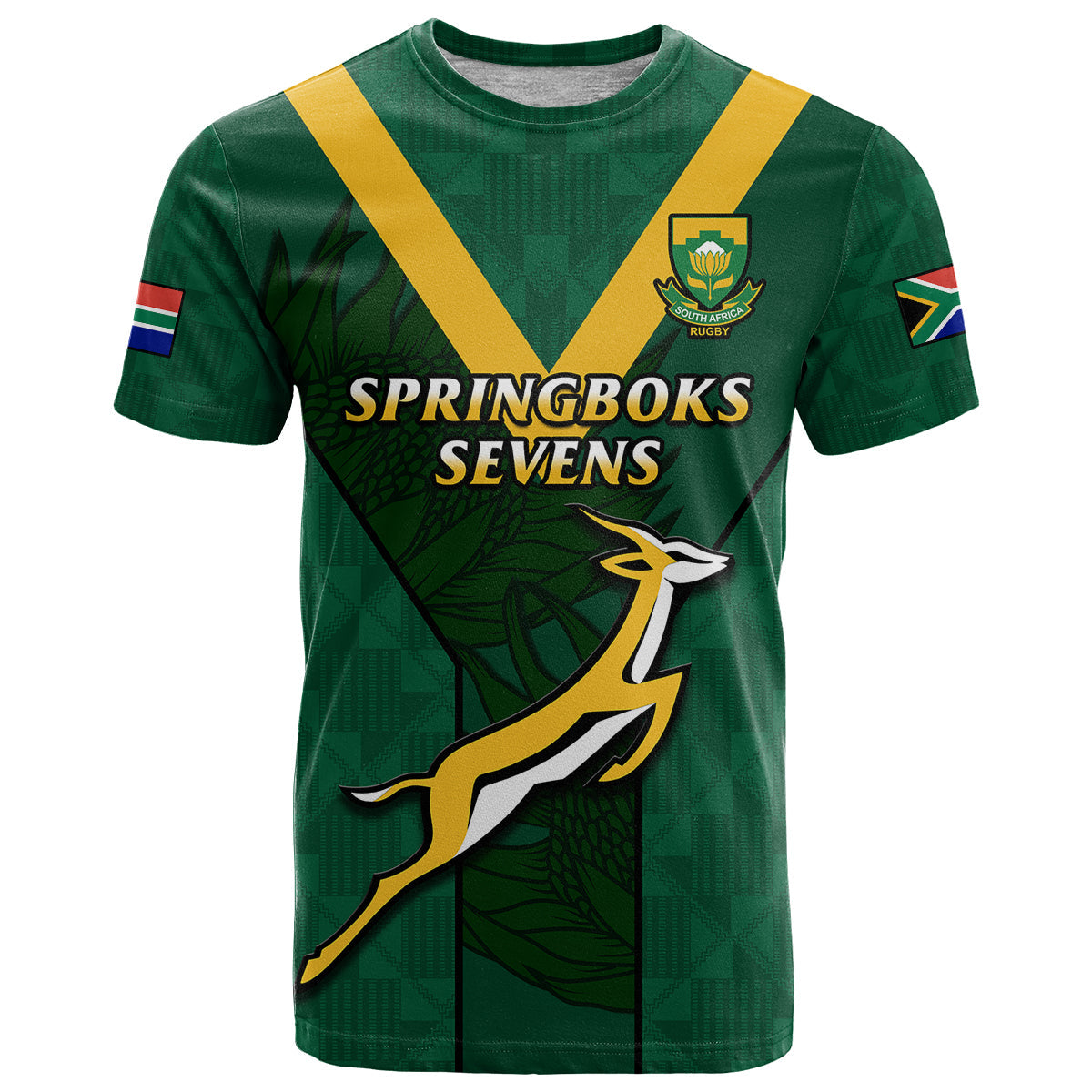 South Africa Rugby Go Blitzboks Sevens T-Shirt Graphic Tee