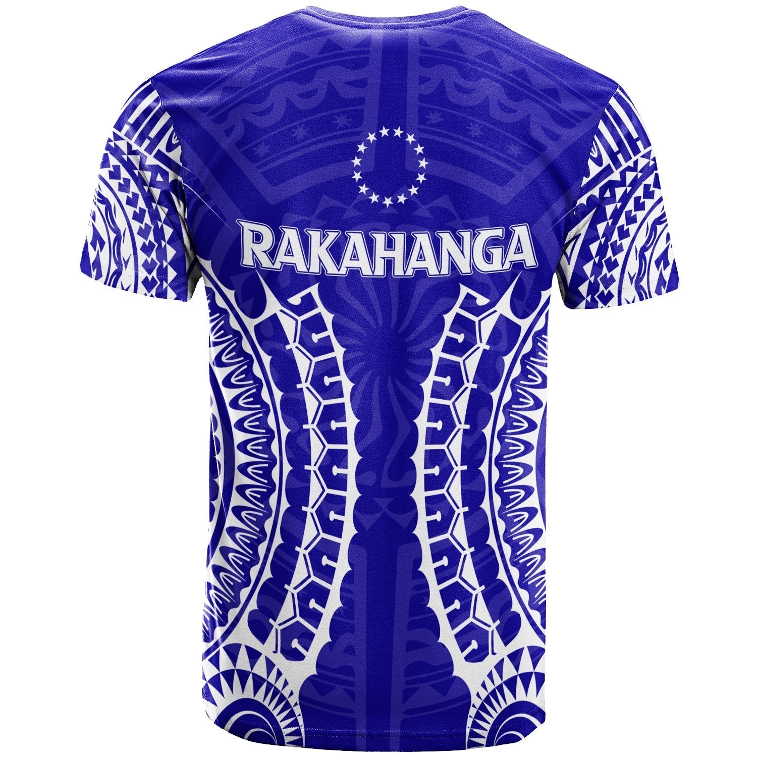 Cook Islands Rakahanga T-Shirt Tribal Pattern Graphic Tee