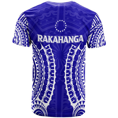 Cook Islands Rakahanga T-Shirt Tribal Pattern Graphic Tee