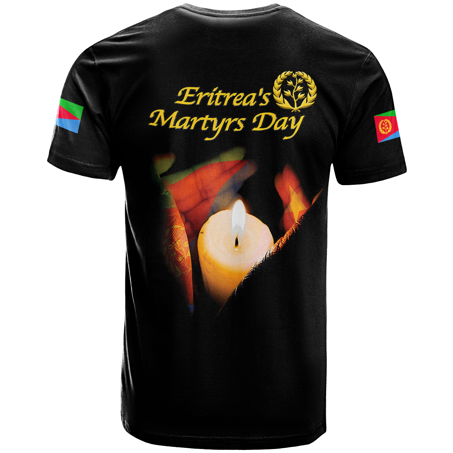 Eritrea Martyrs Day Candle Vigil T-Shirt Graphic Tee