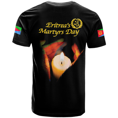 Eritrea Martyrs Day Candle Vigil T-Shirt Graphic Tee