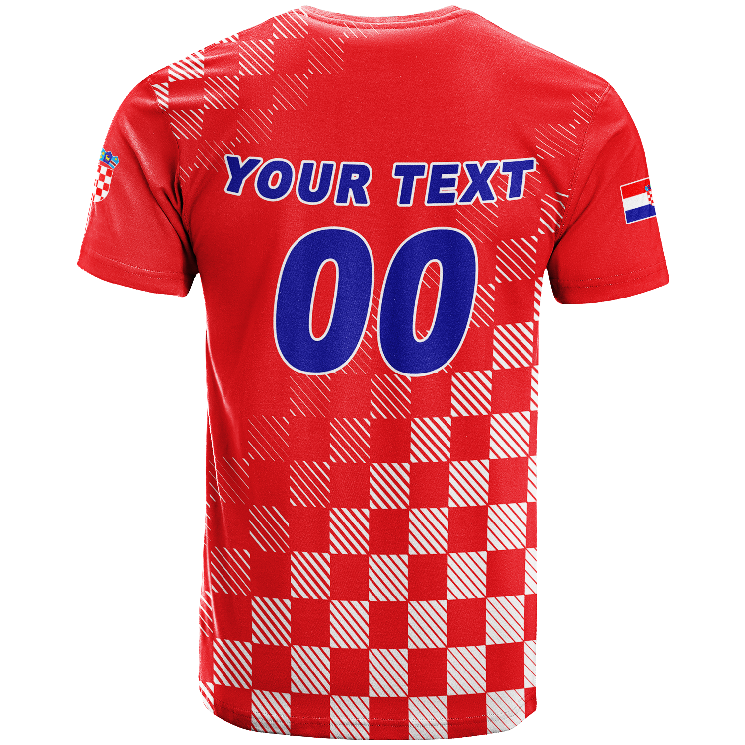 Custom Croatia Football 2022 Champions Pride T-Shirt Red Graphic Tee