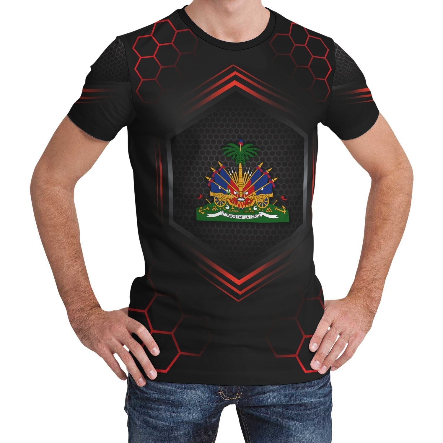 Haiti T-Shirt Sport Style Graphic Tee