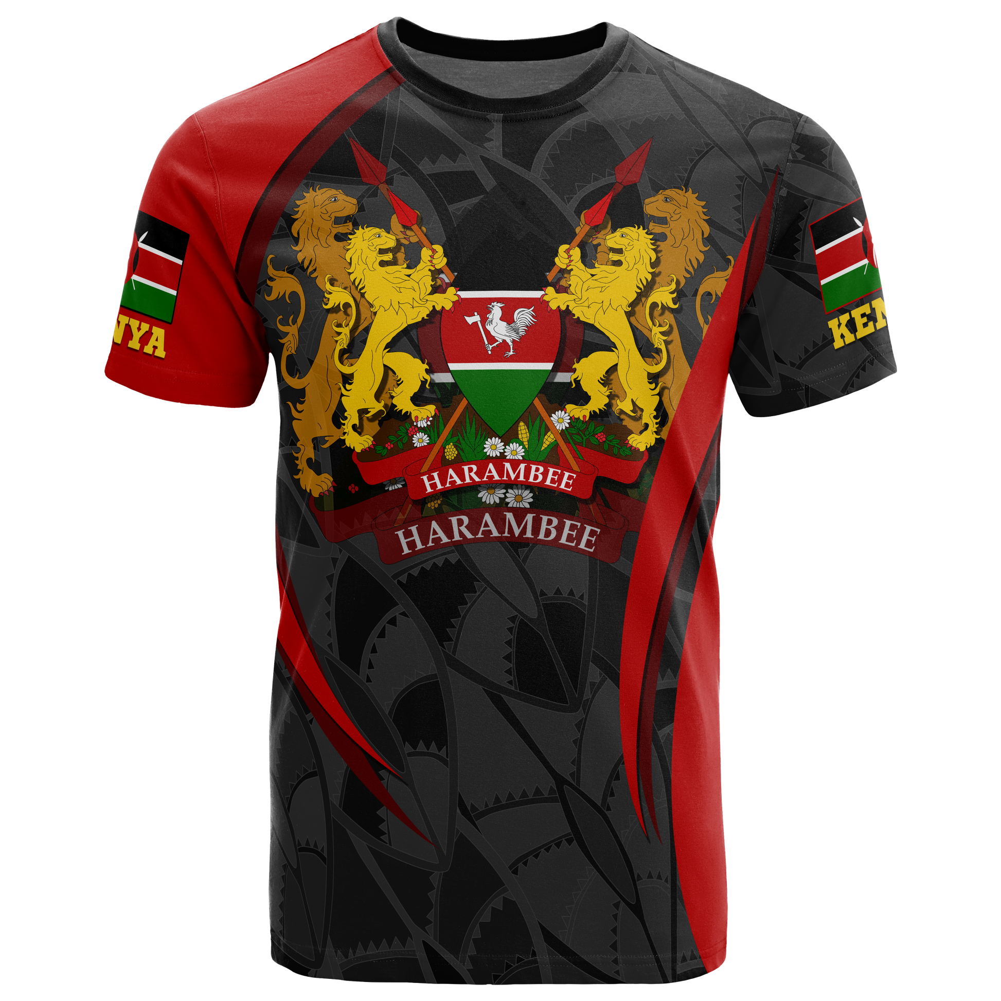 Kenya T-Shirt Kenyan Spirit Graphic Tee