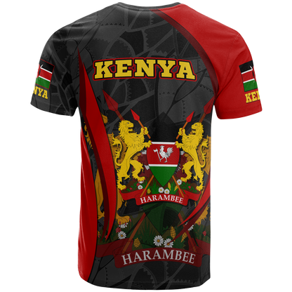 Kenya T-Shirt Kenyan Spirit Graphic Tee
