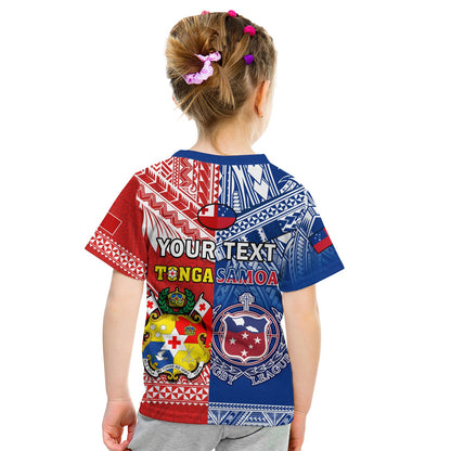 Custom Mate MaA Tonga And Toa Samoa Rugby T-Shirt Polynesian Pattern Graphic Tee