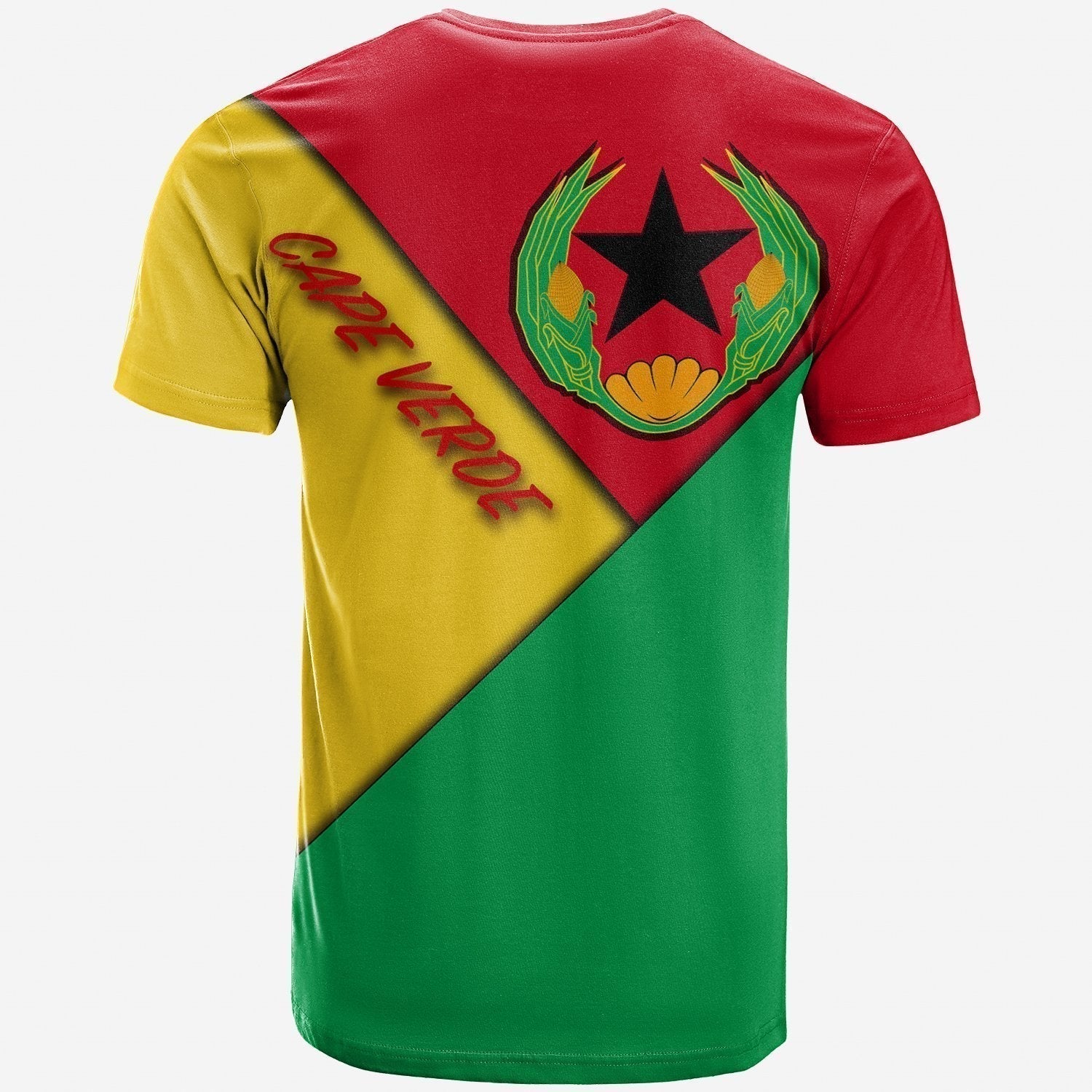Cape Verde T-Shirt Prior National Flag Of Cape Verde 1975 1992 Graphic Tee
